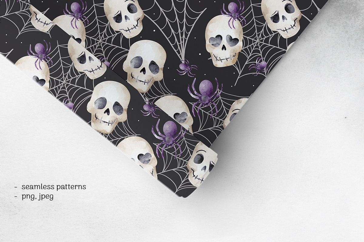 Magic Cat: Halloween PNG Clipart, an Object Graphic by Pattern + watercolor (Photo 5 of 13)