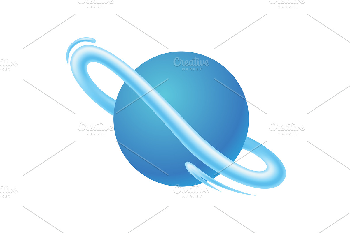 A beautifully illustrated blue, an Illustration by Things for designers