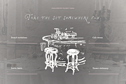 Brunch Clipart, Champagne Doodle Art, a Food Illustration by The October Creative (Thumbnail 9 of 13)