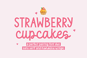 Strawberry Cupcakes - Font Duo, a Handwritten Font by Keithzo (Thumbnail 1 of 10)