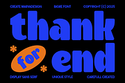 Bigre - Bold Display Sans, a Sans Serif Font by Marvadesign (Thumbnail 12 of 12)