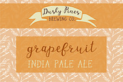 Dusky Pines Font Duo + Illustrations, a Script Font by Kellie Jayne Studio (Thumbnail 5 of 12)