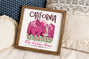 California The Golden State Shirt PN, an Illustration by Libby Wishes (Thumbnail 3 of 5)