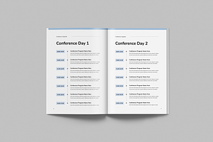 Conference Agenda MS Word & Indd