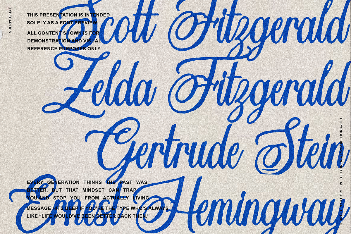 Fantase – Modern Handwritten Script, a Script Font by Typeparties (Photo 7 of 11)