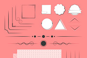 Set of design elements vector, a Background Graphic by rawpixel