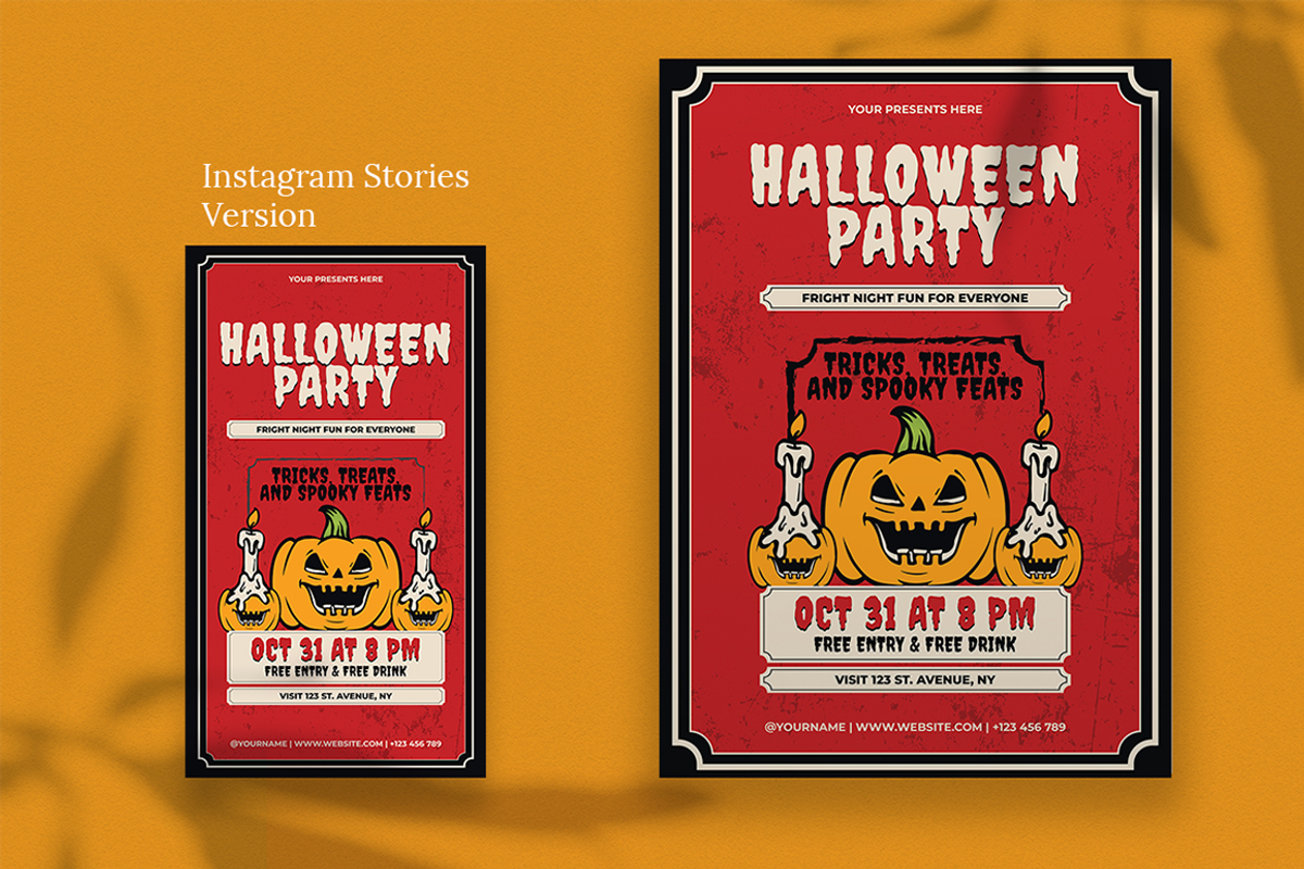 Jekoma - Halloween Party Flyer Set, a Flyer Template by Attype (Photo 4 of 5)