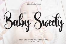 Baby Sweety | Script Font