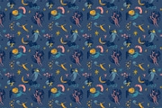 TRIBAL NATURE. 20 VECTOR PATTERNS, a Pattern Graphic by Shusha Guna Art (Thumbnail 12 of 15)