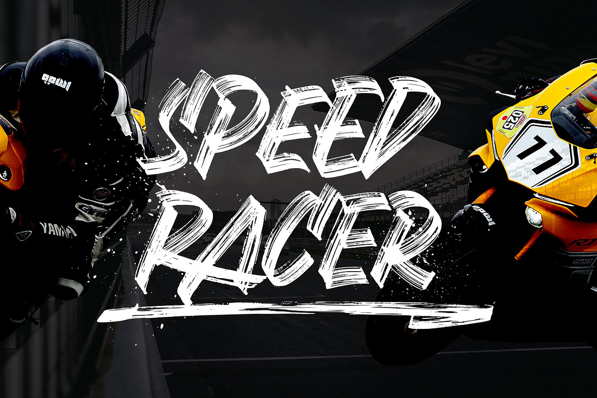 Grashrock - Freestyle brush, a Font by Arterfak Project (Photo 3 of 12)