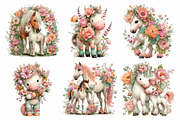 Whimsical Mother's Day Horse Clipart, an Illustration by Daily.Designs (Thumbnail 7 of 7)