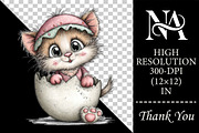 Whimsical Eggshell Easter Animal PNG, an Illustration by RobertsArt (Thumbnail 7 of 11)