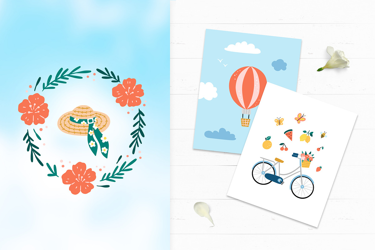 Summertime Illustrations & Patterns, an Illustration by Redchocolate (Photo 6 of 12)