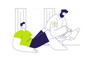Foot and ankle orthopaedics abstract, a Healthcare Illustration by Visual Generation