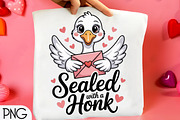 Cute Valentine Goose Design Bundle, an Illustration by RobertsArt (Thumbnail 3 of 10)