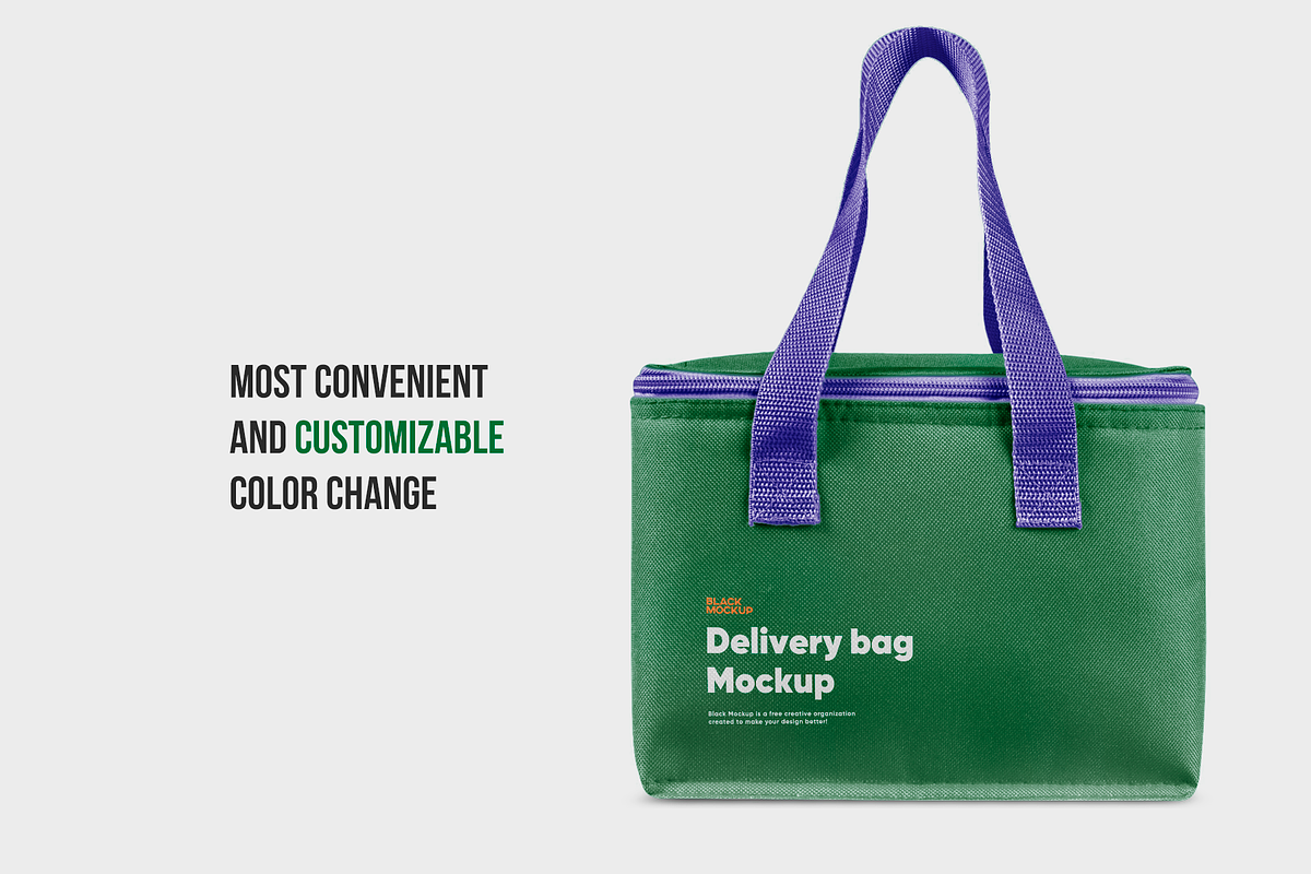 Delivery Bag Mockup, a Packaging Mockup by BlackMockup (Photo 7 of 8)