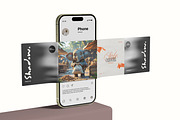 Carousel Mockup, a Device Mockup by Akaimockup (Thumbnail 5 of 5)