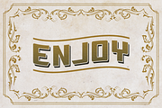 Soltz Vintage Layered Typeface, a Sans Serif Font by Von Type Co (Thumbnail 5 of 5)