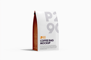 Coffee Pouch Bag Mockup