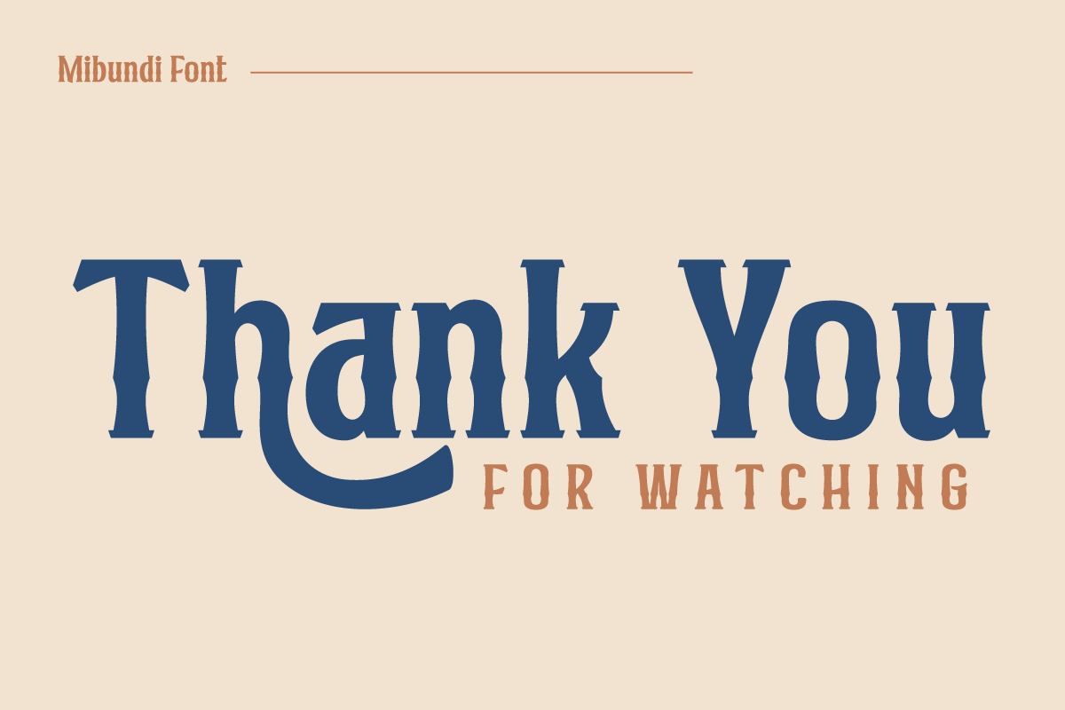 Mibundi | Retro Condensed Font, a Serif Font by twinstd (Photo 13 of 13)