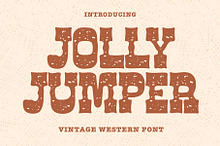 Jolly Jumper Font - Vintage Font