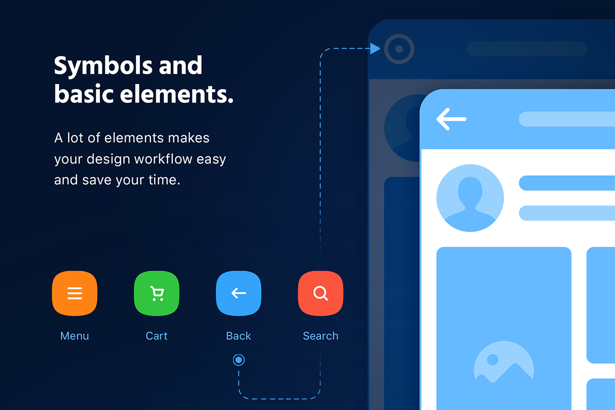Soil Mobile Flowcharts, a Wireframe Template by Singlayn (Photo 6 of 7)