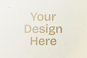 Gold Pressed Logo Mockup, a Layer Style Add-On by Design Squad (Thumbnail 4 of 4)
