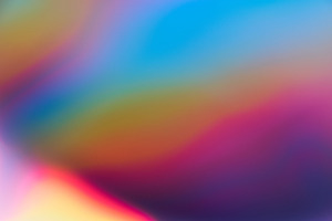 Soft gradient background with Smooth Blurred holographic iridescent colors