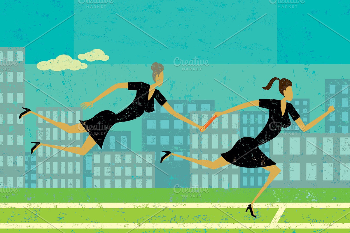 Business Concepts Bundle 07 Women, a Person Illustration by retrorocket (Photo 10 of 16)