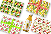 Watercolor tropical fruits clipart, a Food Illustration by Evgeniia (Thumbnail 6 of 10)