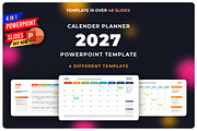 2027 Calender Planner PPT Template, a Presentation Template by Graficso (Thumbnail 1 of 5)