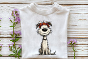 Whimsical Dog PNG Clipart, an Illustration by OK Design (Thumbnail 5 of 6)