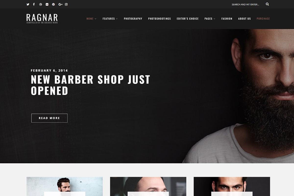 Ragnar - WordPress Blog Theme, a WordPress Template by PremiumCoding (Photo 4 of 5)