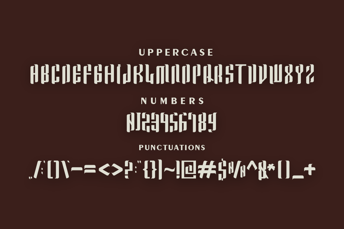 Geblengen font, a Serif Font by VectorCraft (Photo 3 of 4)