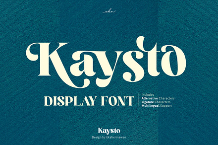 Kaysto - Serif Display Font