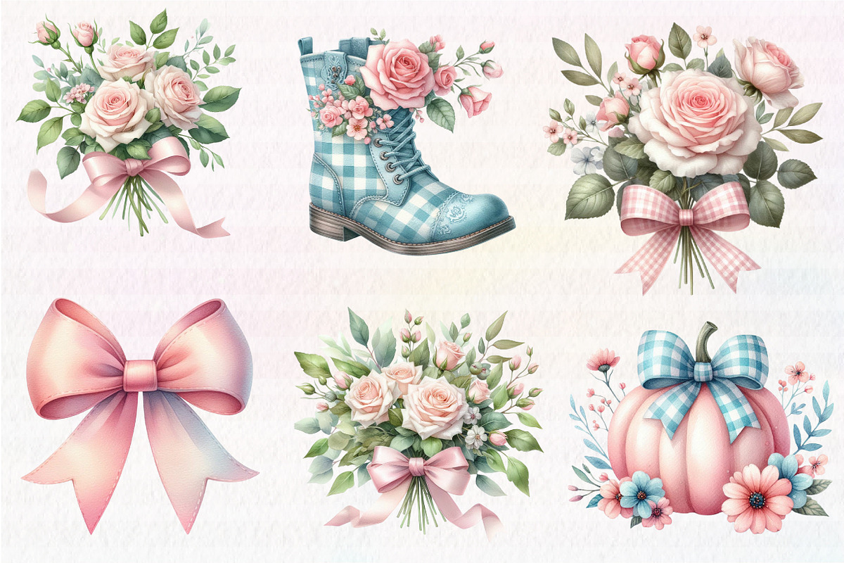 Pastel Preppy Pumpkin PNG, an Illustration by CreationArt (Photo 3 of 4)