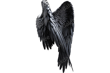 black angel wings, an Arts & Entertainment Photo by itakdalee