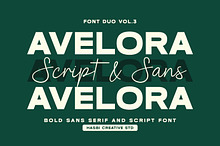 Avelora - Elegant Script & Sans Font