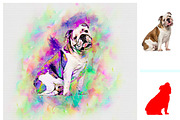 Pet Watercolor Art Plugin, an Action Add-On by MRI STUDIO (Thumbnail 4 of 15)