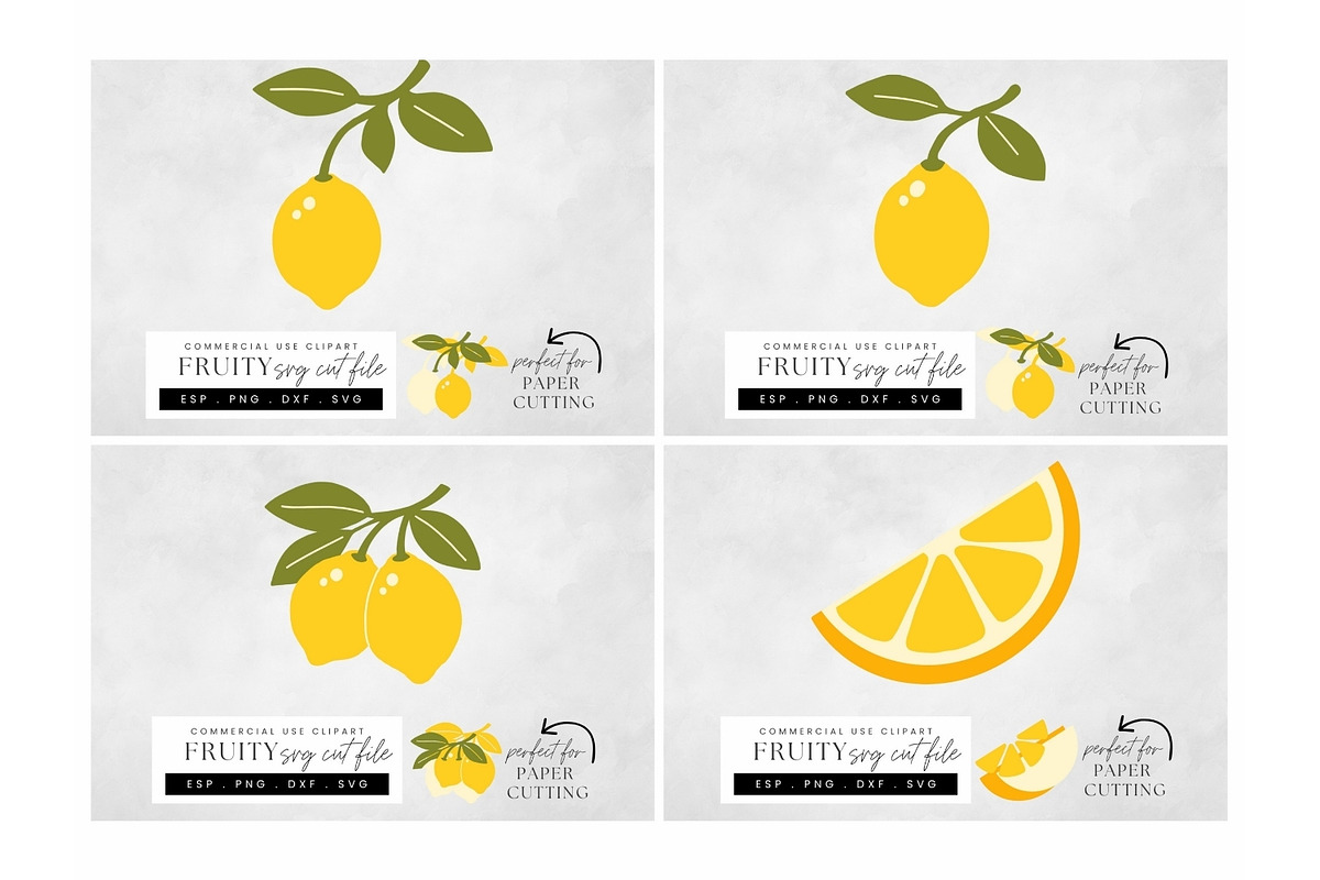 Fruit Papercraft SVG Cut Files, a Food Illustration by illuztrate (Photo 4 of 7)