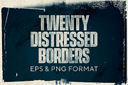 20 Distressed Borders, a Texture Graphic by RuleByArt (Thumbnail 3 of 9)