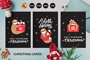 Sloth illustration. Christmas animal, an Animal Illustration by Lettering_Logo (Thumbnail 5 of 7)