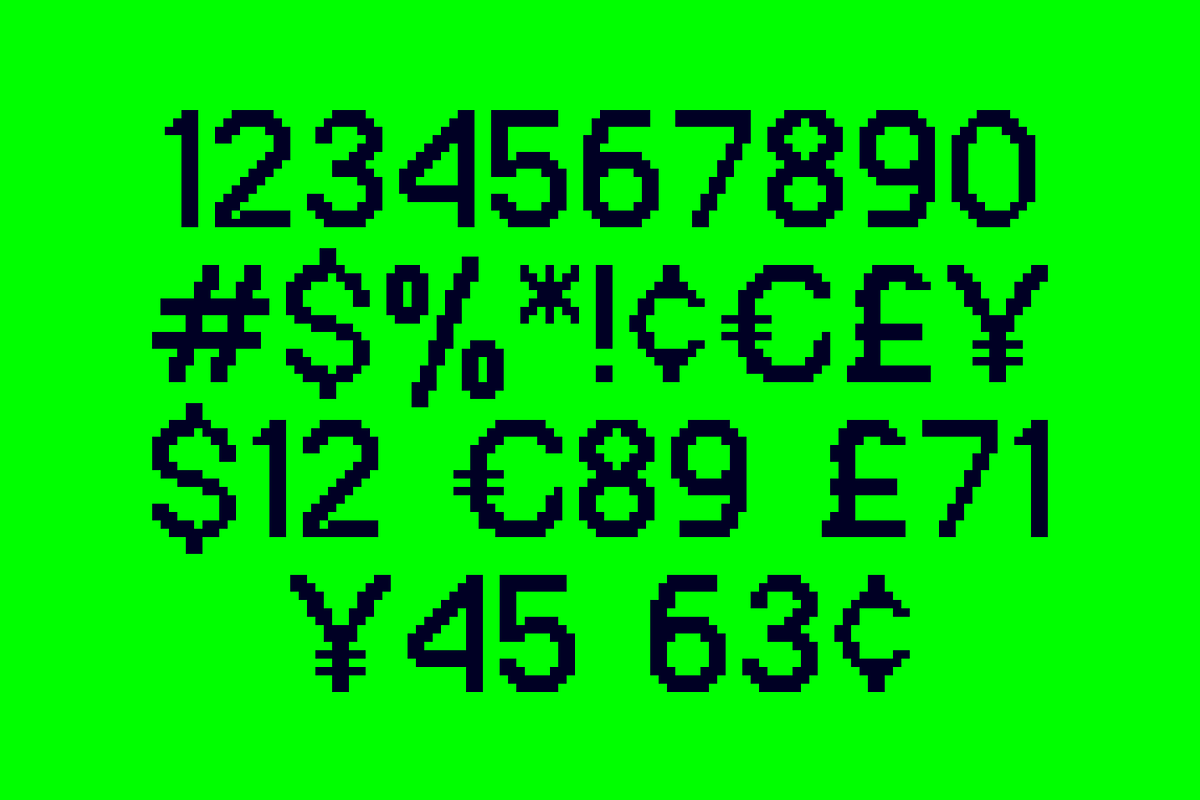 Gome Pixel Typeface, a Sans Serif Font by Fitrah Type (Photo 10 of 15)