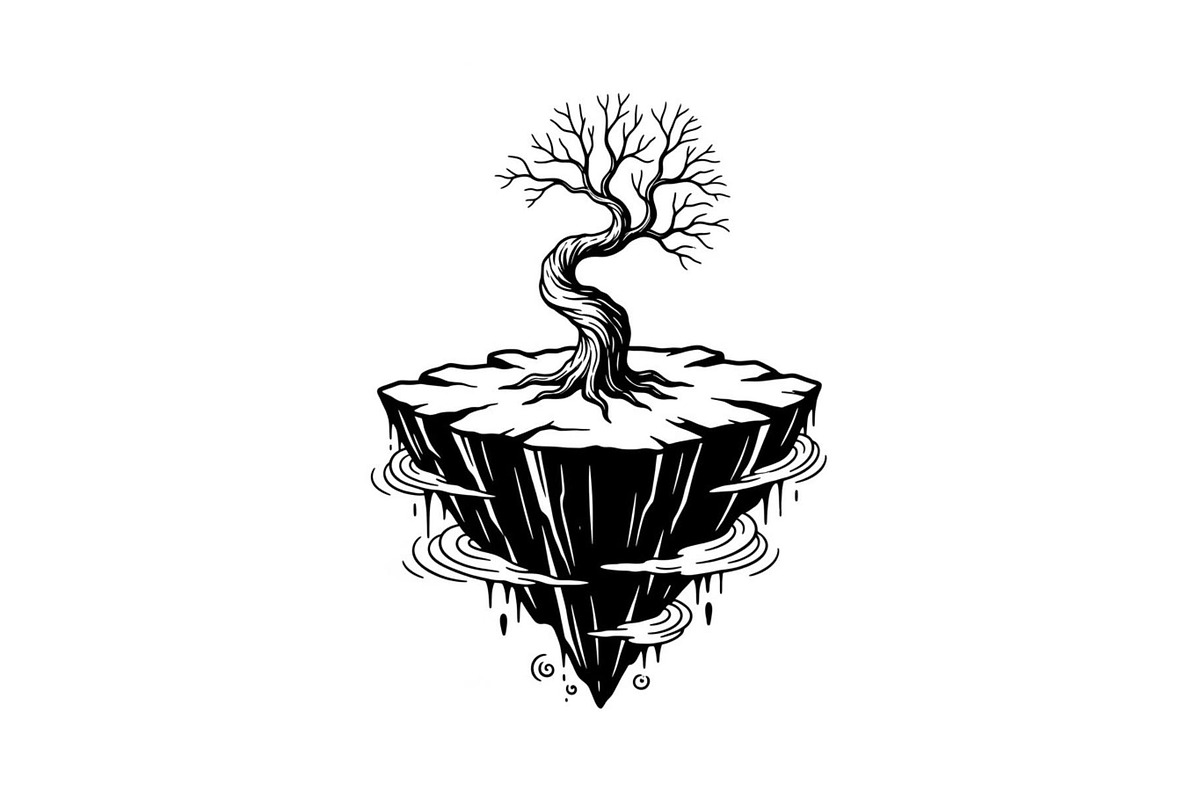 50 Floating Island Bonsai Vector Bun, an Illustration by Designs_River (Photo 15 of 51)