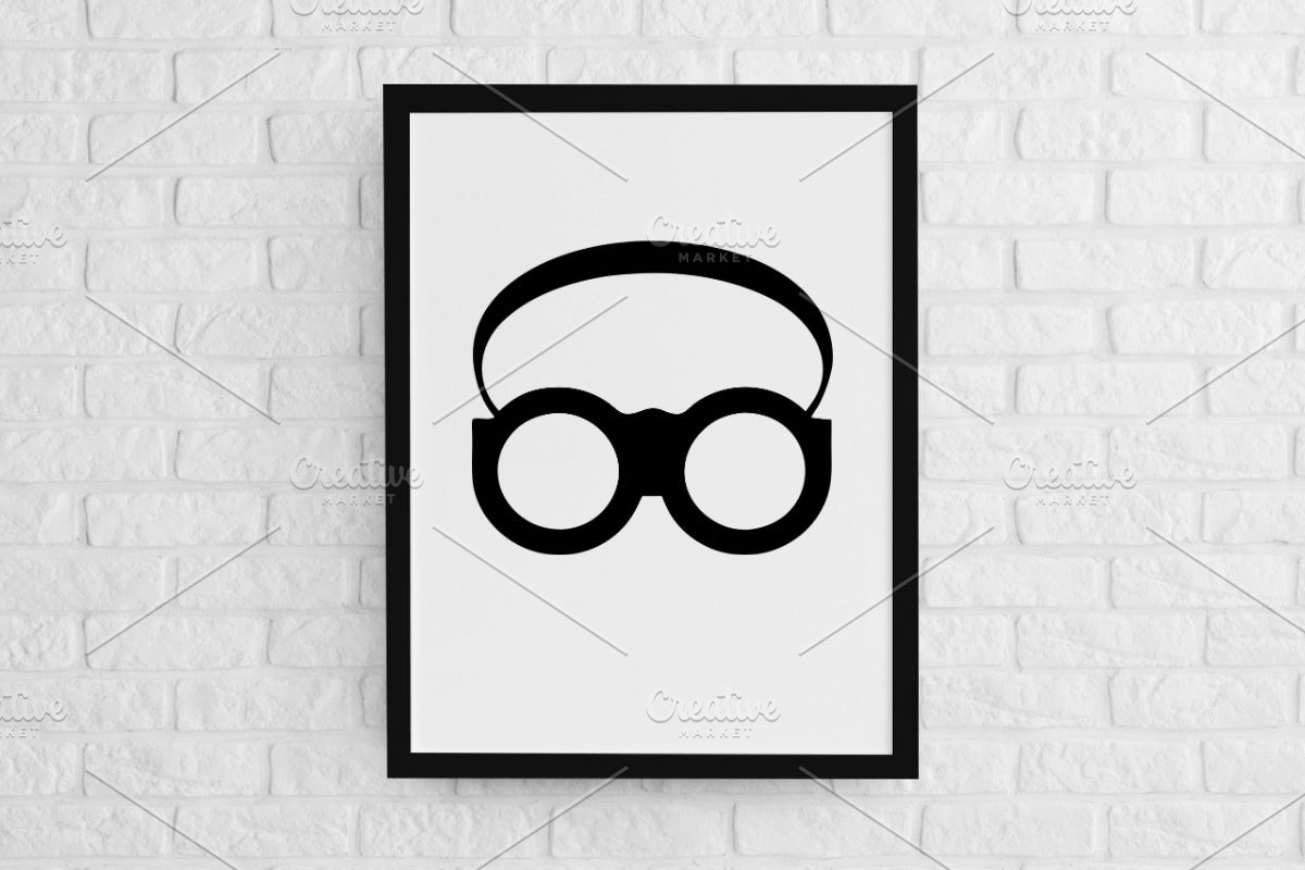 Swimming Goggles Silhouette SVG, a Sport Illustration by newminddesign (Photo 2 of 3)