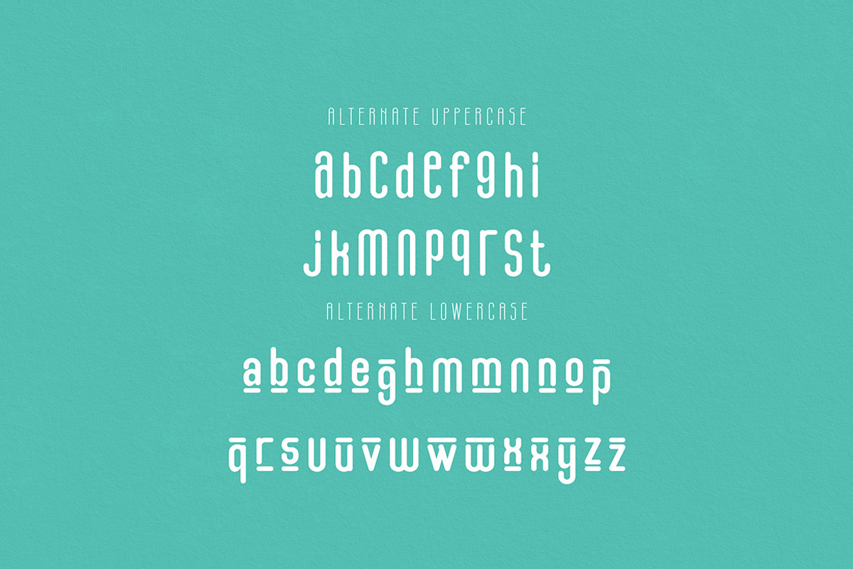 Marstian Monoline Condensed Sans, a Sans Serif Font by Cruzine (Photo 6 of 9)