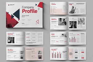 Company Profile Layout, a Brochure Template by ContestDesign