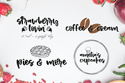 Strawberry Shortcake Font & Extras, a Script Font by theinkaffair (Thumbnail 9 of 13)