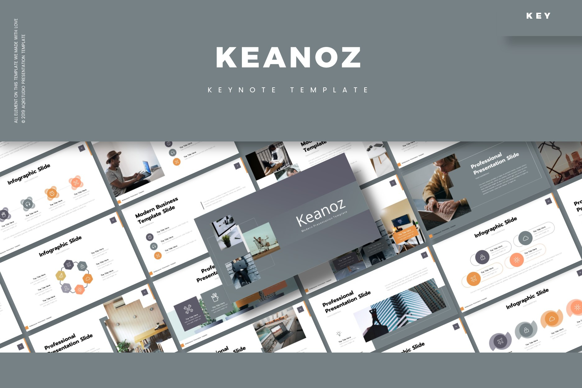 Keanoz - Keynote Template, a Presentation Template by AQR Studio
