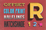 17 Old Type Graphic Styles, a Layer Style Add-On by Type Box (Thumbnail 7 of 9)
